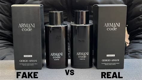 Fake vs Real Armani Code Homme Parfum 125 ml Perfume / 